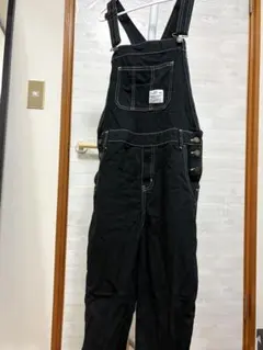 I.JCT ブラック オーバーオール サロペット M