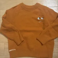 オレンジ ANYA HINDMARCHコラボ　ニット　キッズ