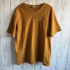 BARNS OUTIFTTERS マスタード Tシャツ L