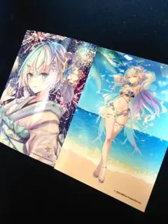 ミリプロサマーブロマイド眠雲ツクリ水着浴衣2枚セット