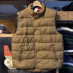 タイムセール！ ユニクロ ダウンベスト 3XL ベージュ - メルカリ