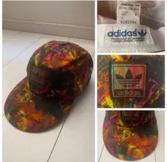 未使用 DEAD STOCK 90s adidas LONG BILL CAP