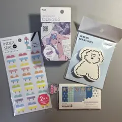 韓国 文房具 セット ふせん シール テープのり