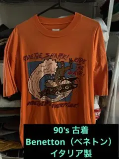 古着 BENETTON 90s サーフィン　ヴィンテージ Tシャツ ベネトン