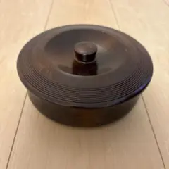 木製 茶菓子入れ 菓子器 蓋付き
