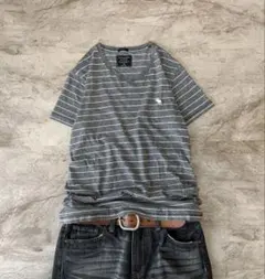 archive A&F v-neck border s/s tee y2k - メルカリ