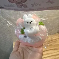 タバスクイーズ スクイーズ　squeeze 手づくり　梱包済みうさぎクリーム大福