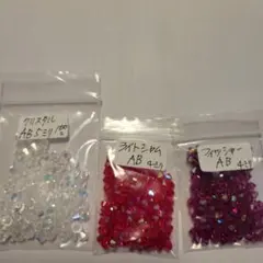 スワロフスキーソロバン5ミリ4ミリセット