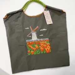 D.KELLY 刺繍トートバック　新品未使用　M