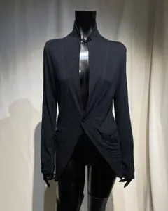 希少✨ティエリーミュグレー アシンメトリー シルバー金具 カーディガンジャケット 希少✨ティエリーミュグレー アシンメトリー シルバー金具