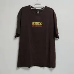 【訳あり】ammo バンドTシャツ XL ブラウン