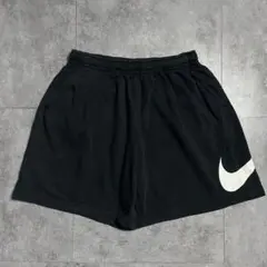 NIKE スウェットショートパンツ ブラック ビッグスウォッシュ XLのサムネイル
