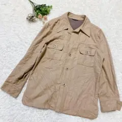 希少 70sヴィンテージ サファリジャケット ベージュ デザイナーズ 古着