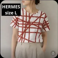 【送料無料】 エルメス マルジェラ期 ボルデュック Tシャツ オレンジ Lのサムネイル
