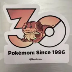 韓国 ポケモン 30周年 ロゴ ステッカー モルペコ はらぺこもよう