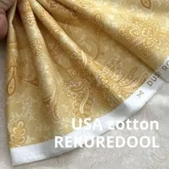 dr230-1◆1m◆SM◆綿100%USAコットン生地◆ペイズリーフラワー