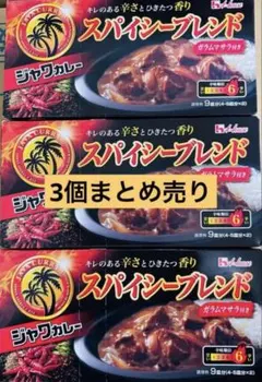 ハウス ジャワカレー スパイシーブレンド 3箱セットのサムネイル