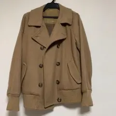 Majestic Legon ベージュ ウール ピーコート