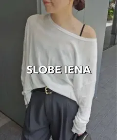 SLOBE IENA miller/ミラー 別注 シアードルマンロンTEE