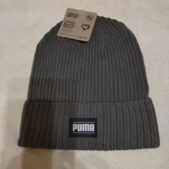 PUMA リブ クラシック カフ ビーニー グレーのサムネイル