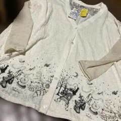 スカラー カーディガン　M アイボリー　ScoLar 長袖