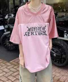 sedacle 半袖　グロッシーユニフォームTEE ピンクのサムネイル