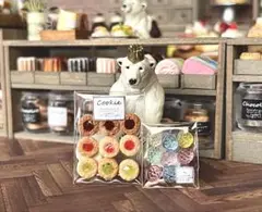 【ミニチュアスイーツ】おやつセット（チョコ/ジャムクッキー&キャンディ）
