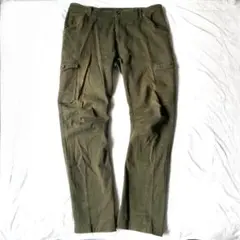 【フィールドコア】カーゴパンツ ウエスト後ろゴム 綿混 大きいサイズ 4L