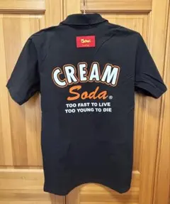 CREAM SODA ポロシャツ ブラック Sサイズのサムネイル