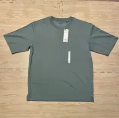 【未使用品】GU ドライポンチクルーネックTシャツ