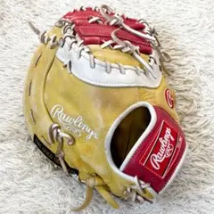 【美品】ローリングス ファーストミット グローブ ソフトボール 1塁手 右利きのサムネイル