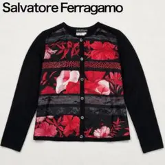 VERSACE スカーフ カーディガン 長袖 ブラック ペイズリー D - メルカリ
