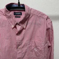 CHAPS チャップス赤ストライプシャツ