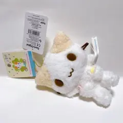 マシュマロみたいなふわふわにゃんこ カラビナ付きマスコット