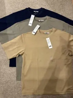 【新品】ユニクロU エアリズムコットン オーバーサイズ Tシャツ 3枚 XL