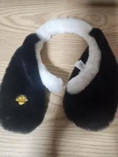 USJ 耳型カチューシャ 黒・白　スヌーピー