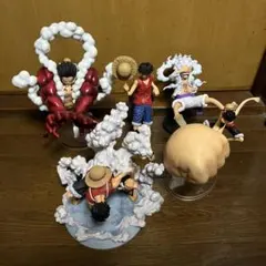 ワンピース一番くじ海賊王への道4種　A B C D ニカルフィおまけ付き