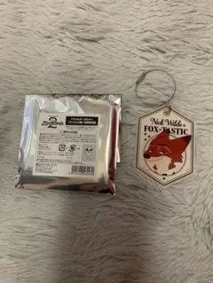 ズートピア2 オーマイカフェ　ニック　アクリルキーホルダー　白