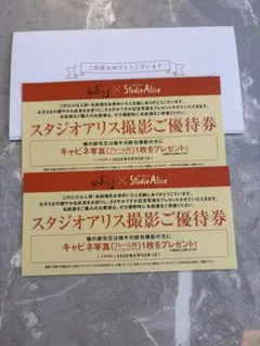 スタジオアリス 撮影 記念撮影 優待券 節句 端午の節句 ひな祭り 2枚のサムネイル
