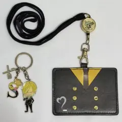 USJ限定 ONE PIECE サンジ パスケース キーホルダー セット ユニバ