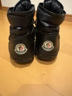 【ジャンク】 MONCLER モンクレール レースアップブーツ ブラック