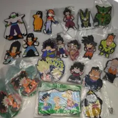 ドラゴンボール 　ラバー　スタンド、キーホルダー21個セット
