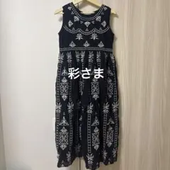 FREAK'S STORE 刺繍ノースリーブワンピース