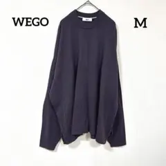 WEGO パープル オーバーサイズ トレーナー プルオーバー