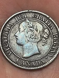 カナダ　20セント銀貨　1858年　ビクトリア女王 カナダ 20セント銀貨 1858年 ビクトリア女王 20 Cents