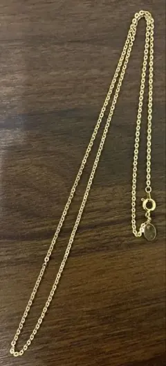 GOLDカラー チェーンネックレス 約60cm シンプル ロングネックレス