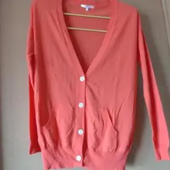 LOUNIE オレンジ カーディガン Fサイズ