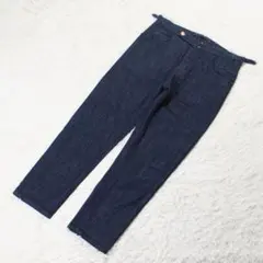 イタリア製《INCOTEX》デニムトラウザー(W31)濃紺 サイドアジャスター