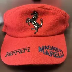 Ferrari 赤 キャップ MAGNETI MARELLI ビンテージ