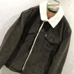 襟ボア ブルゾン